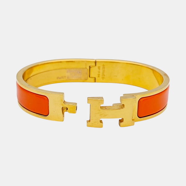 Clic H Metal Gold Bangle