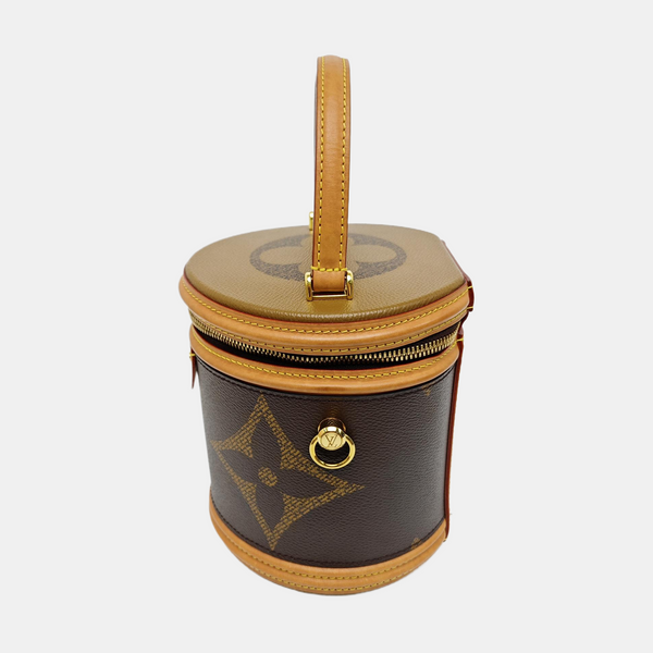 CANNES Monogram Coated Canvas Brown