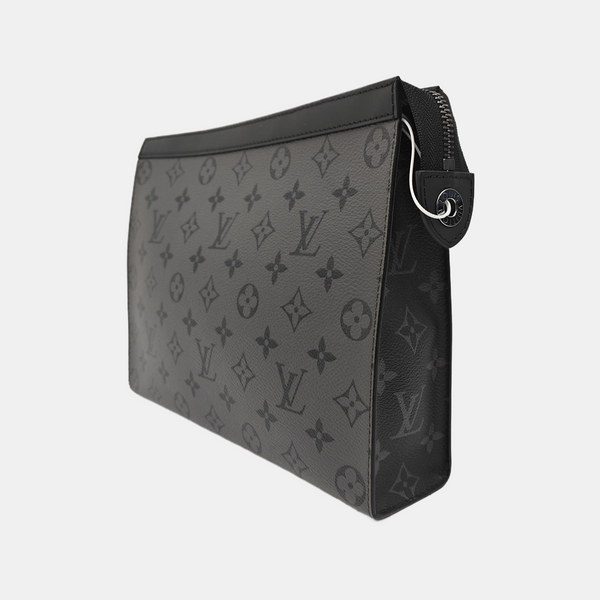 Pochette Voyag MM Monogram Coated Canvas Gray