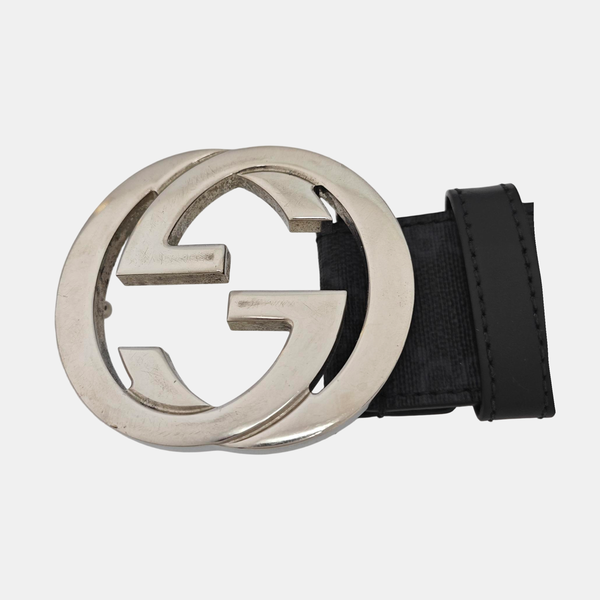 Coated Canvas Belt Black
