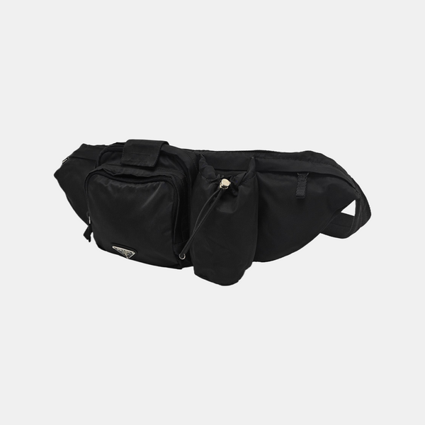 Nylon Crossbody Bag Black