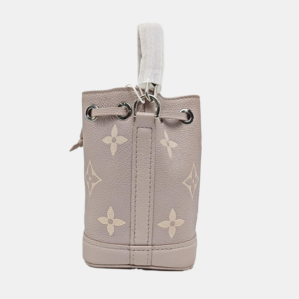 NOÉ Nano Monogram Calfskin Gray