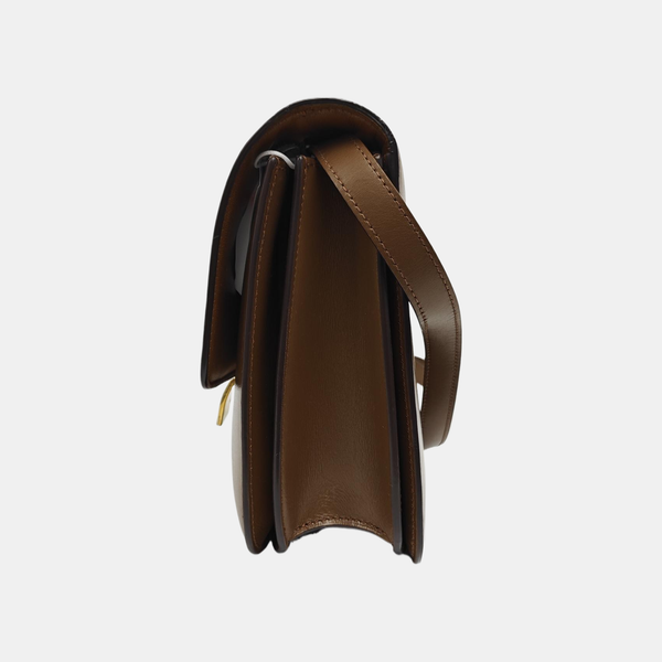 CLASSIC BOX Medium Calfskin Brown