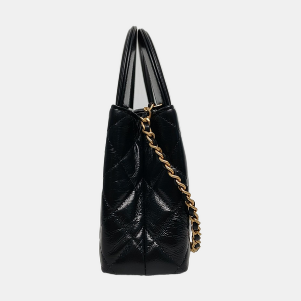 KELLY Mini Quilted Calfskin Black