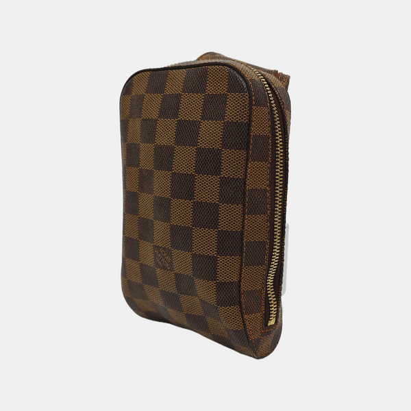 GÉRONIMOS Damier Ebene Coated Canvas Brown