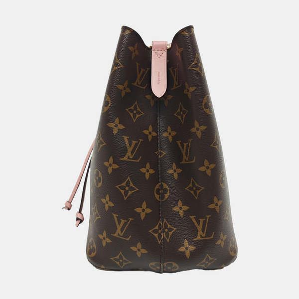 NÉONOÉ MM Monogram Coated Canvas Brown