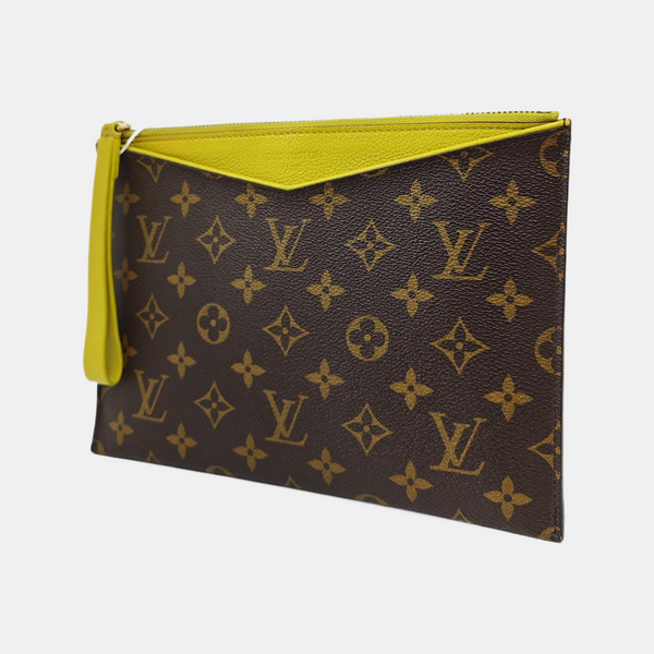 PALLAS BB Monogram Coated Canvas Brown