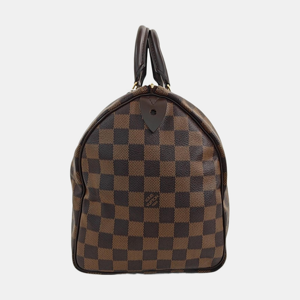 SPEEDY 30 Damier Ebene Coated Canvas Brown