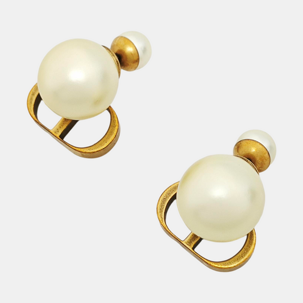 Dior Tribales Metal White Earrings