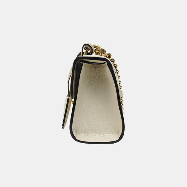 Padlock Small Calfskin White