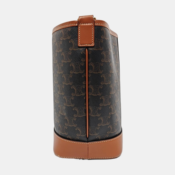 TRIOMPHE CANVAS Small Coated Canvas Brown