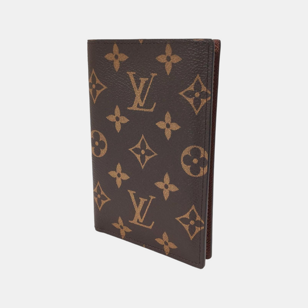 Monogram Coated Canvas Wallet Brown