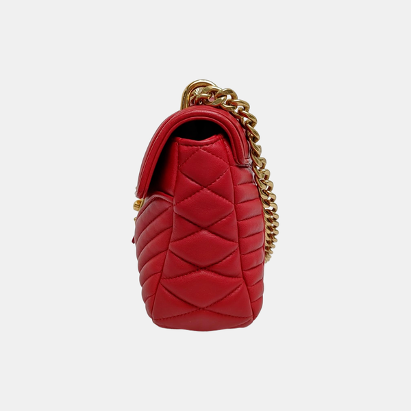 Miu Confidential Quilted Lambskin Red