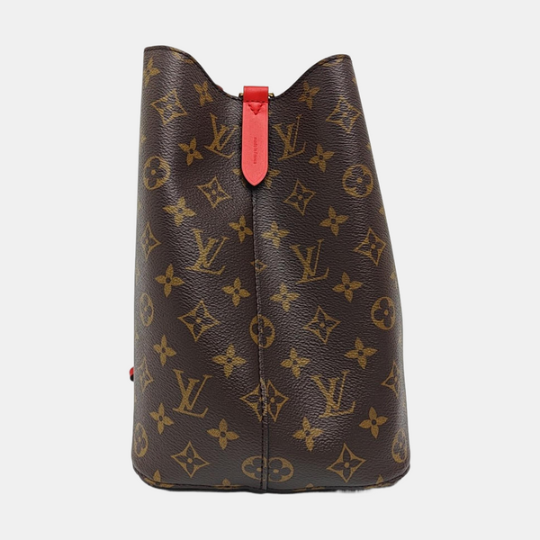 NÉONOÉ MM Monogram Coated Canvas Brown