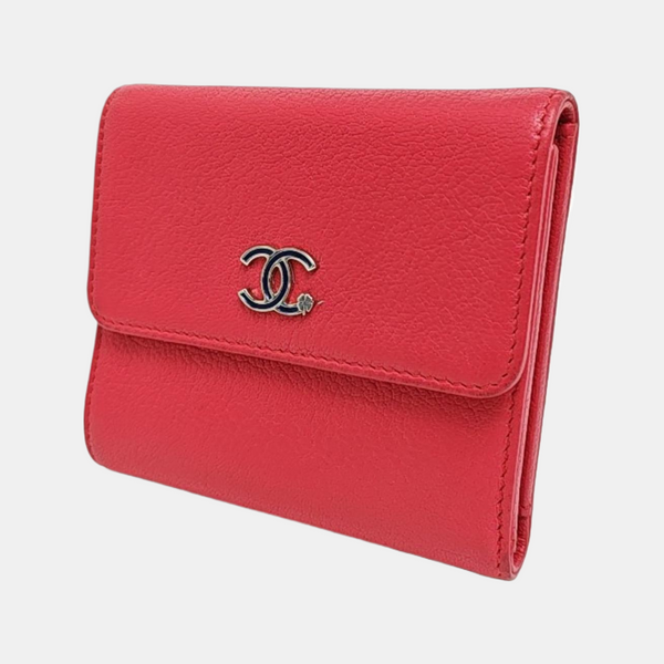 Calfskin Wallet Red