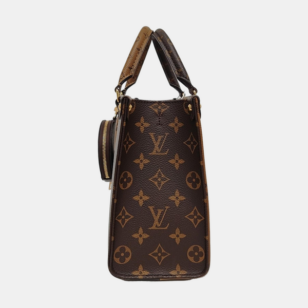 ONTHEGO PM Monogram Coated Canvas Brown