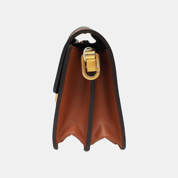 DAUPHINE Mini Monogram Coated Canvas Brown