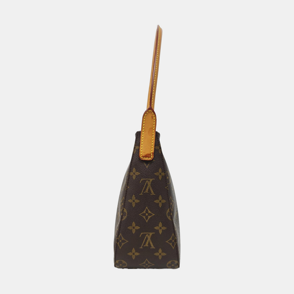 LOOPING MM Monogram Coated Canvas Brown