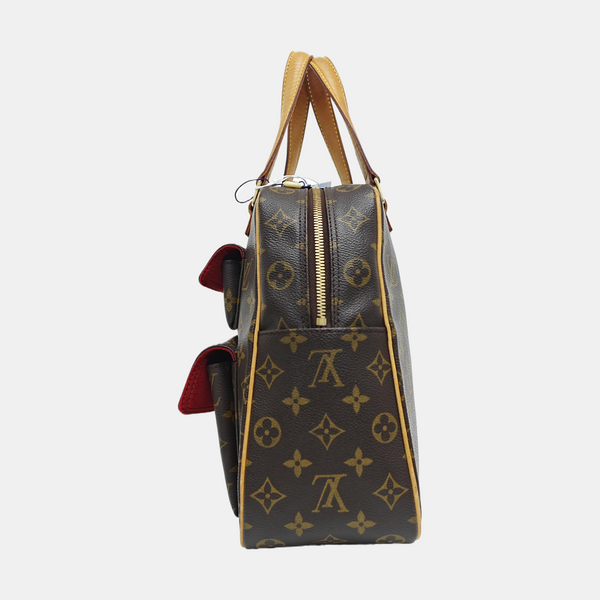 EXCENTRI-CITE Monogram Coated Canvas Brown