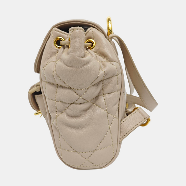 Dior Caro Cannage Lambskin Beige