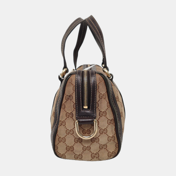 Hysteria Monogram Coated Canvas Brown
