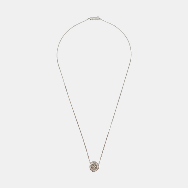 TRINITY 18k White Gold Silver Necklace