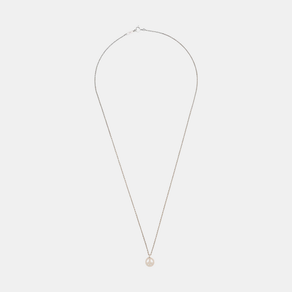18k White Gold Silver Necklace