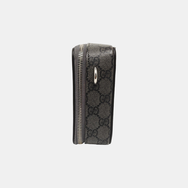 Ophidia Mini Monogram Coated Canvas Gray