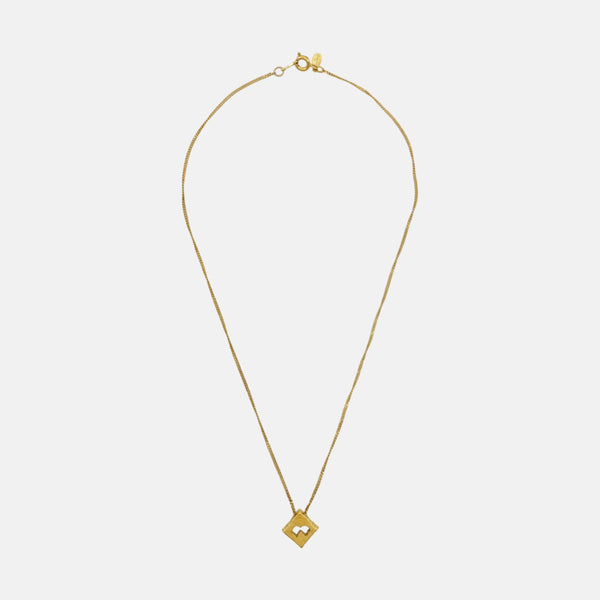 G Link Metal Gold Necklace