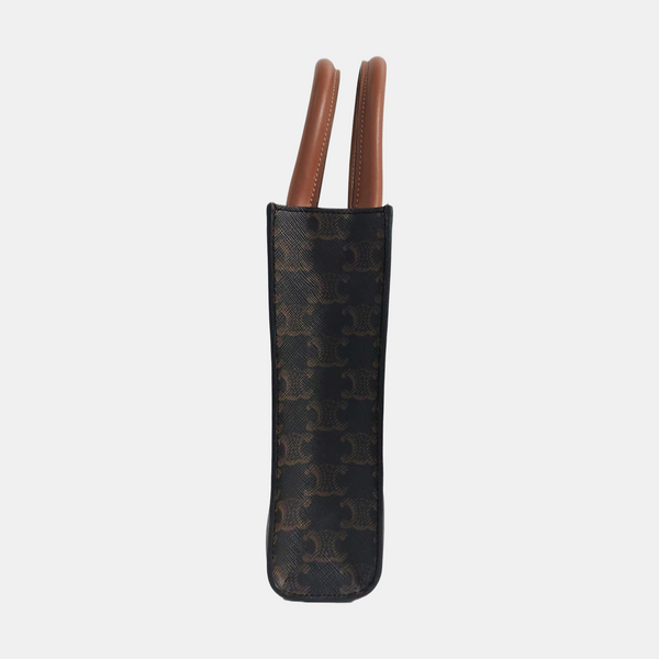 CABAS CELINE Mini Coated Canvas Brown