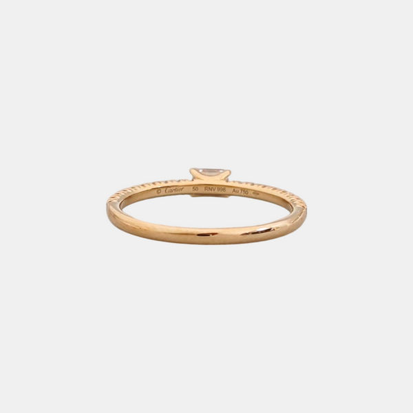 ETINCELLE DE CARTIER 18k Rose Gold Ring EU 50