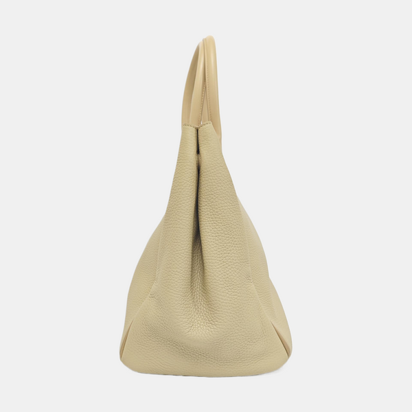 Calfskin Tote Bag Medium Beige