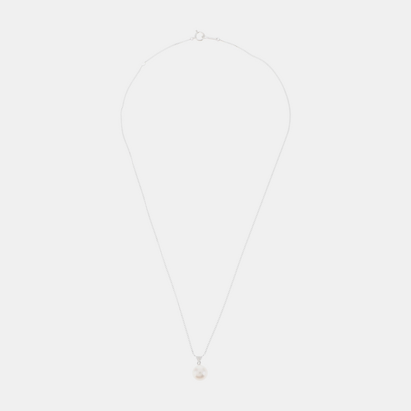 18k White Gold Silver Necklace