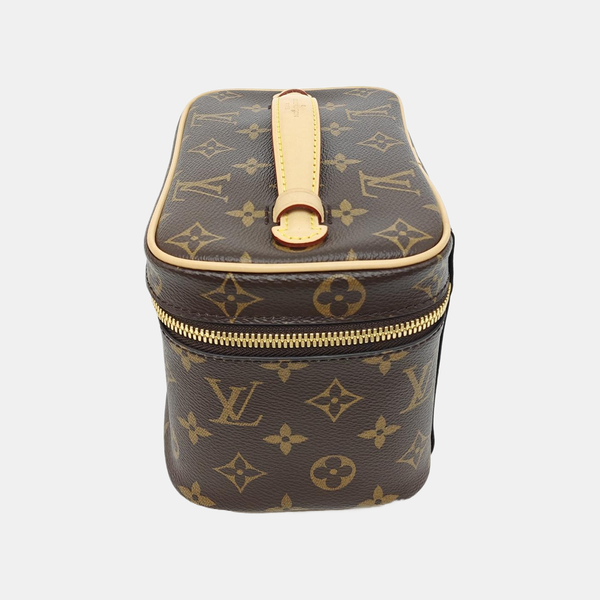 NICE Mini Monogram Coated Canvas Brown