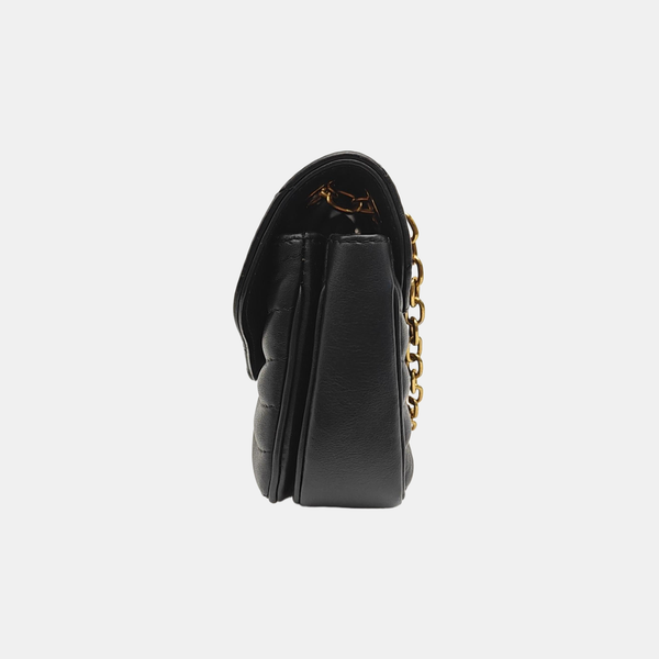 NEW WAVE PM Quilted Calfskin Black