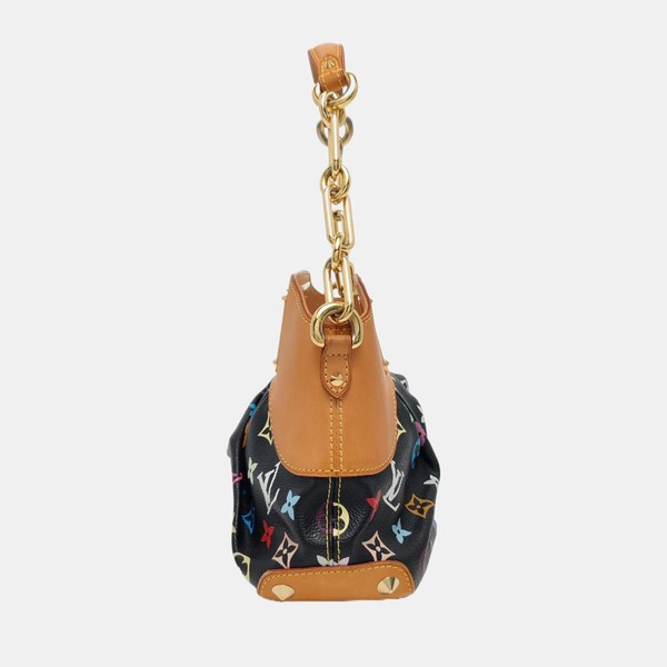 JUDY PM Monogram Coated Canvas Black