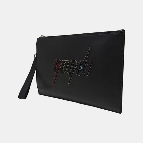 Calfskin Clutch Black