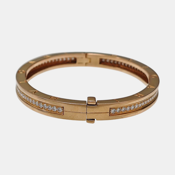 B.ZERO1 18k Rose Gold Bangle