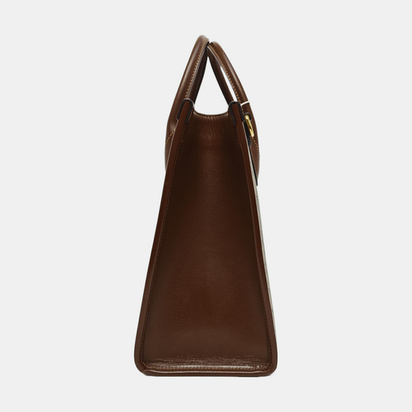 Retro Small Monogram Coated Canvas Brown