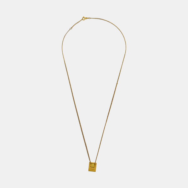 ALPHABET Crystal Gold Necklace