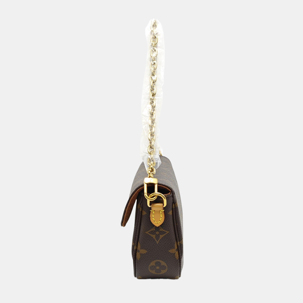 IVY Monogram Coated Canvas Brown