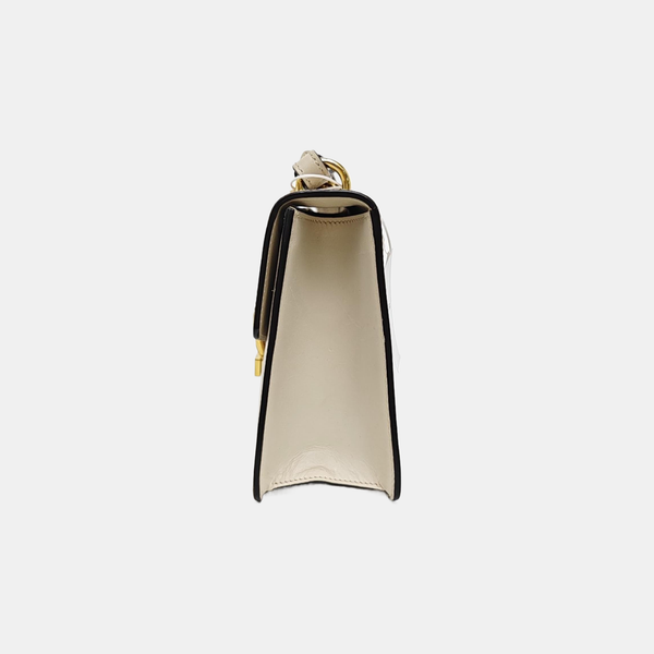 Sylvie Small Calfskin White