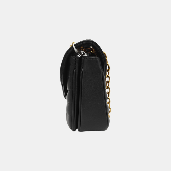 NEW WAVE PM Quilted Calfskin Black