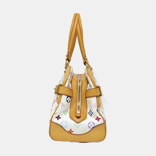 LV × TM CLAUDIA Monogram Coated Canvas White