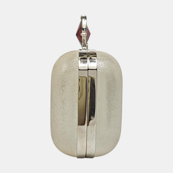 Special Material Shoulder Bag Beige