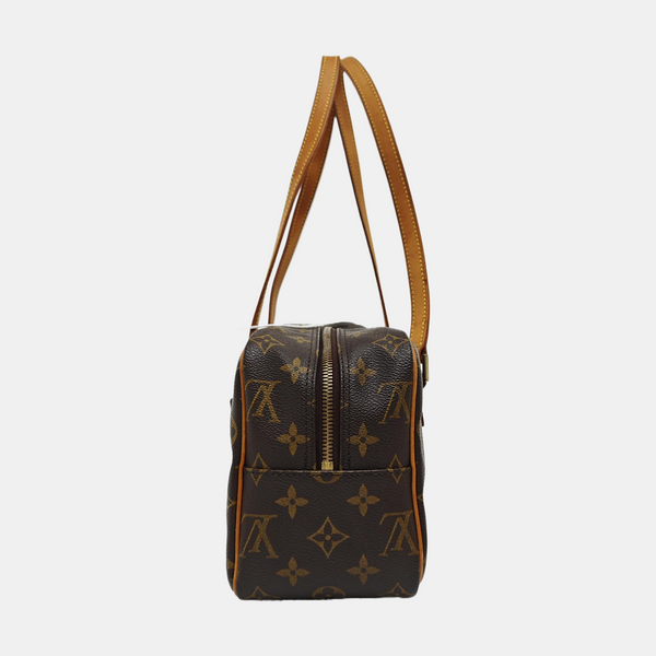 CITE MM Monogram Coated Canvas Brown