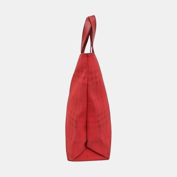 Special Material Top Handle Bag Red