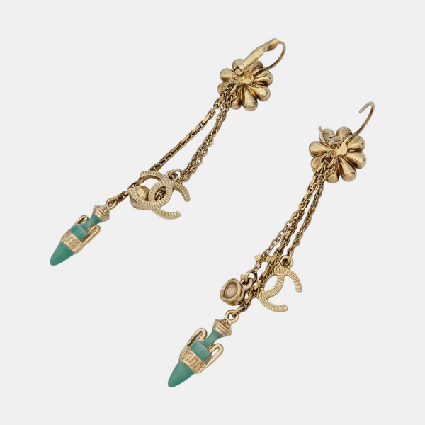 Metal Gold Earrings