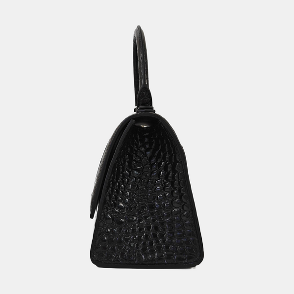 Hourglass S Calfskin Black