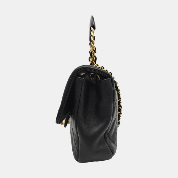 IN THE LOOP Quilted Lambskin Black